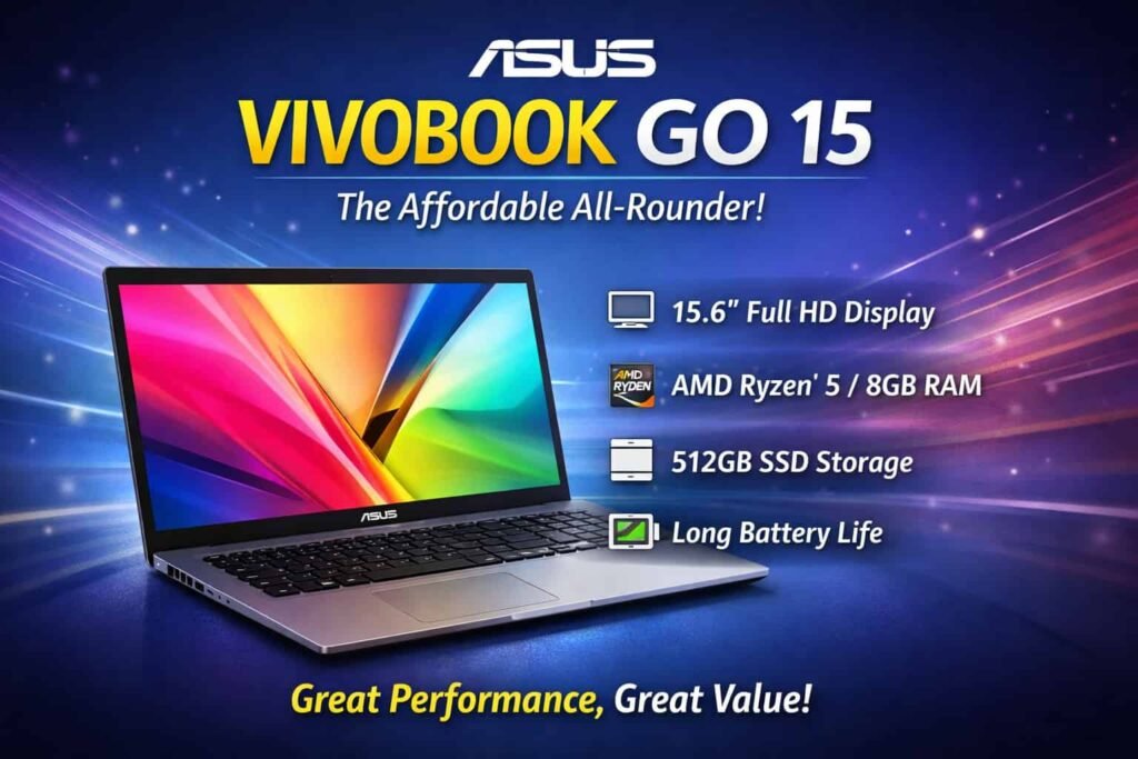 Best Affordable Laptops for College Students 2026: Ultimate Guide 3 ASUS Vivobook Go 15