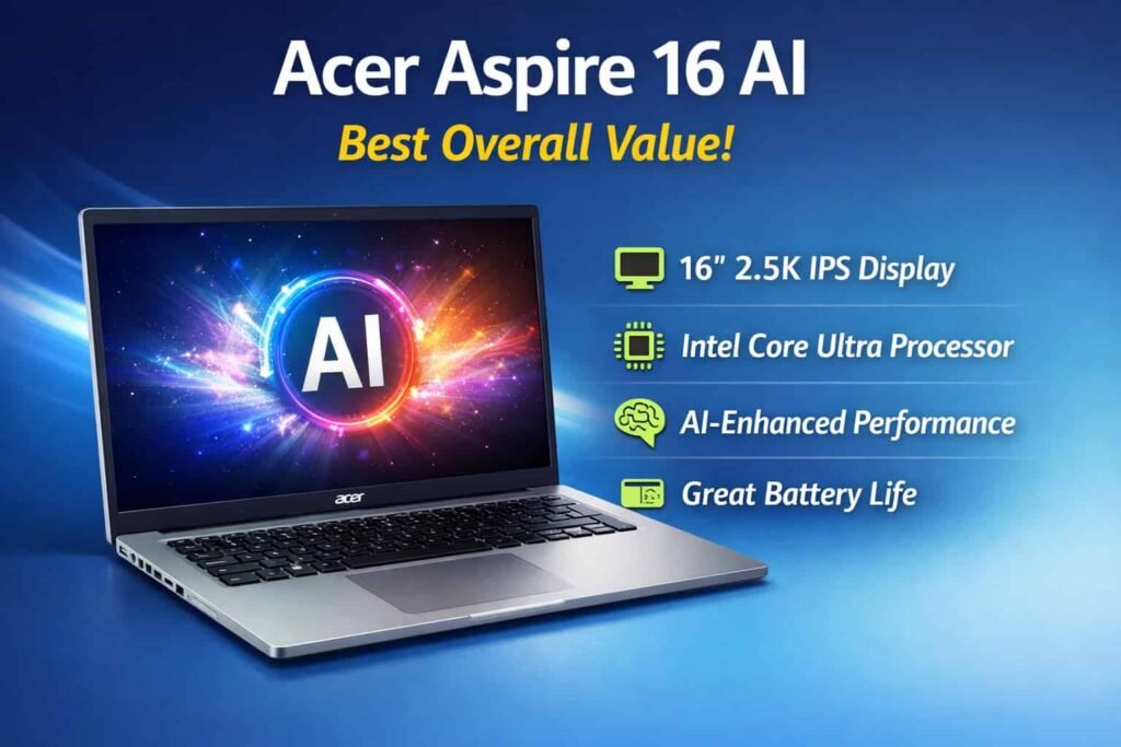 Best Affordable Laptops for College Students 2026: Ultimate Guide 2 Acer Aspire 16 AI