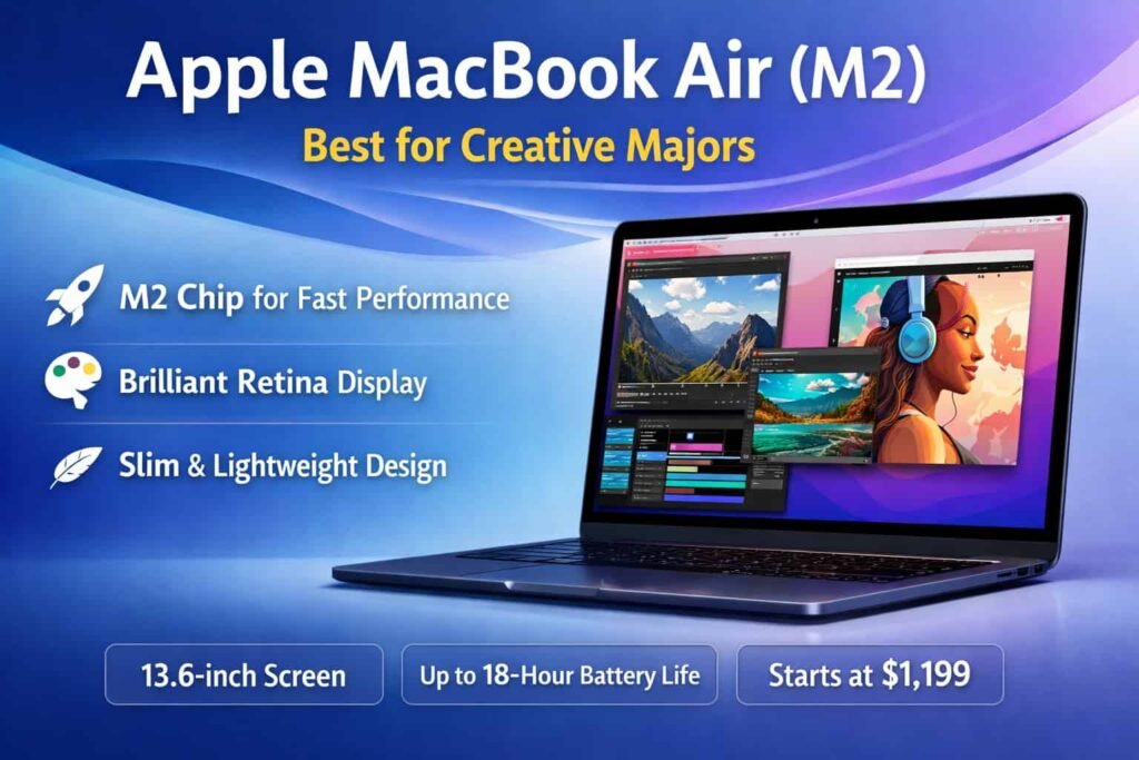 Best Affordable Laptops for College Students 2026: Ultimate Guide 6 Apple MacBook Air (M2)