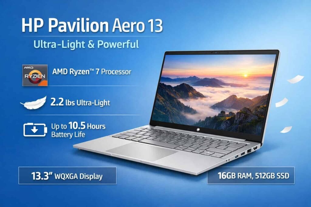 Best Affordable Laptops for College Students 2026: Ultimate Guide 4 HP Pavilion Aero 13